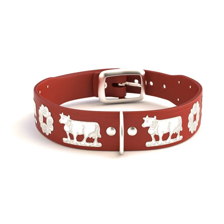 1" Small Contemporary Swiss Dog Collar