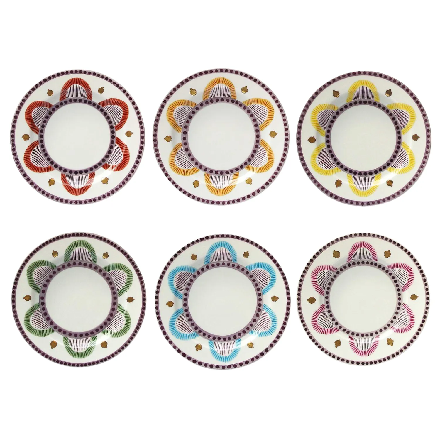 Agra Plate, Set of 6