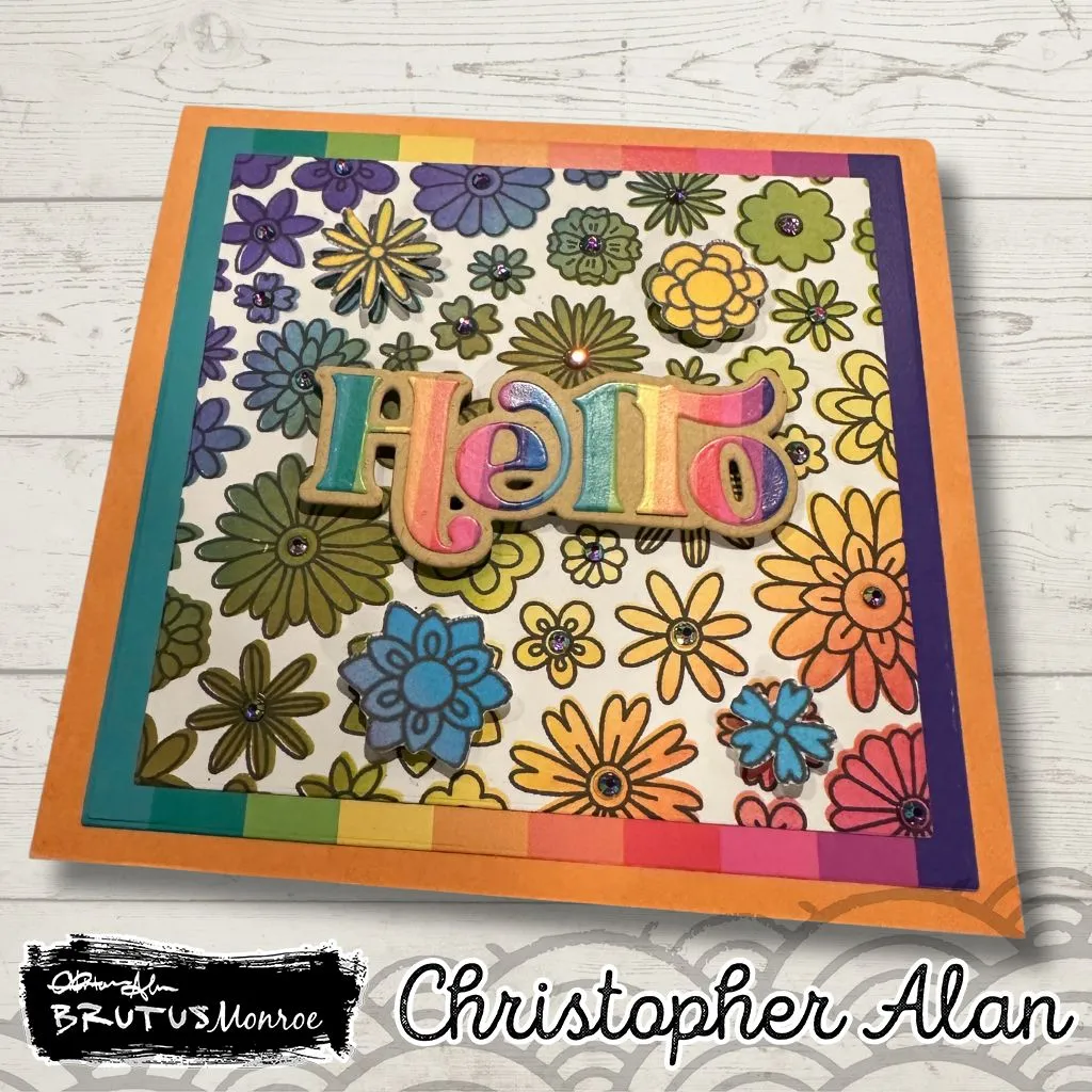 Autumn Floral Layering Stencil