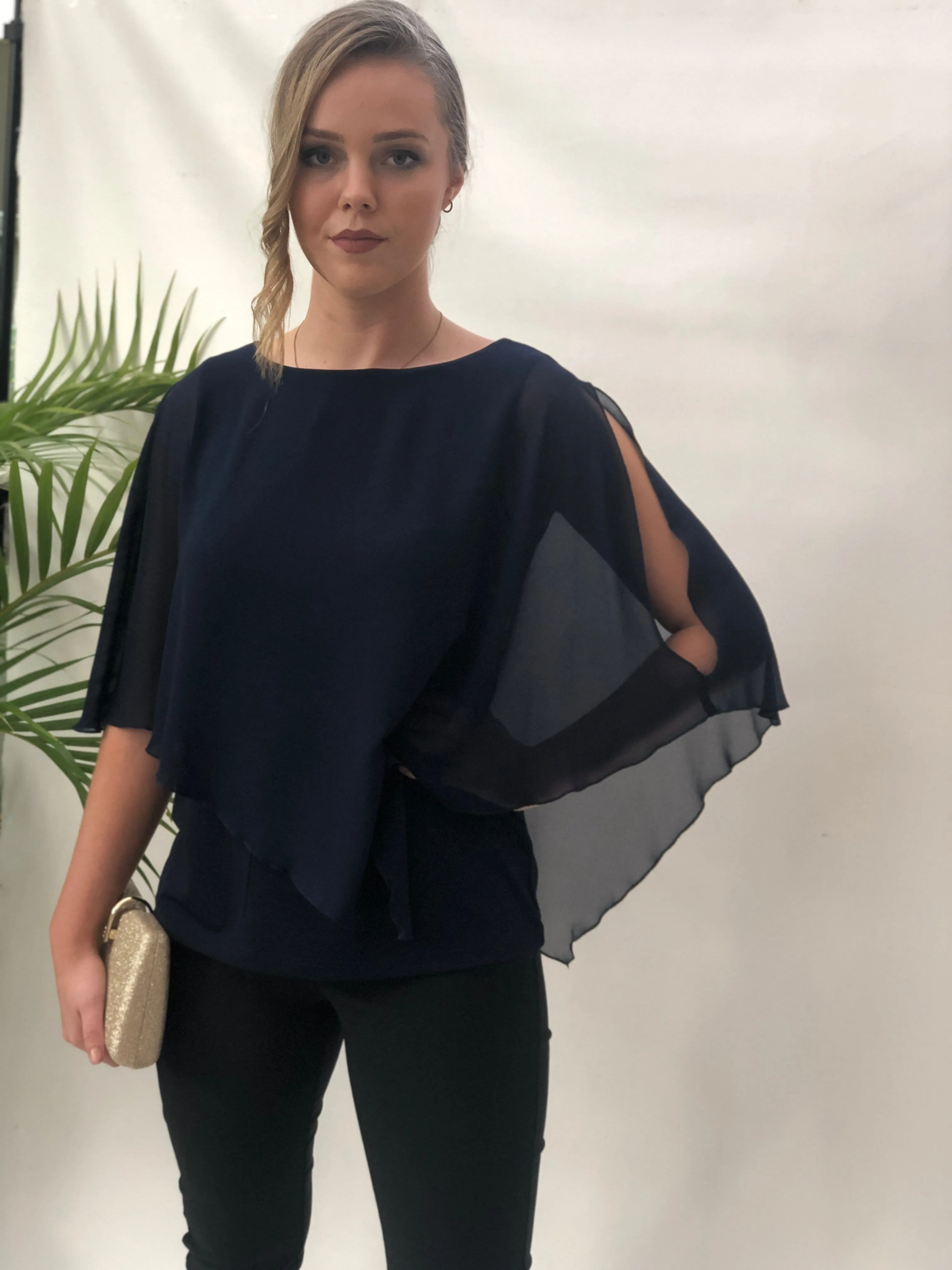 Belmond Navy Layering Top