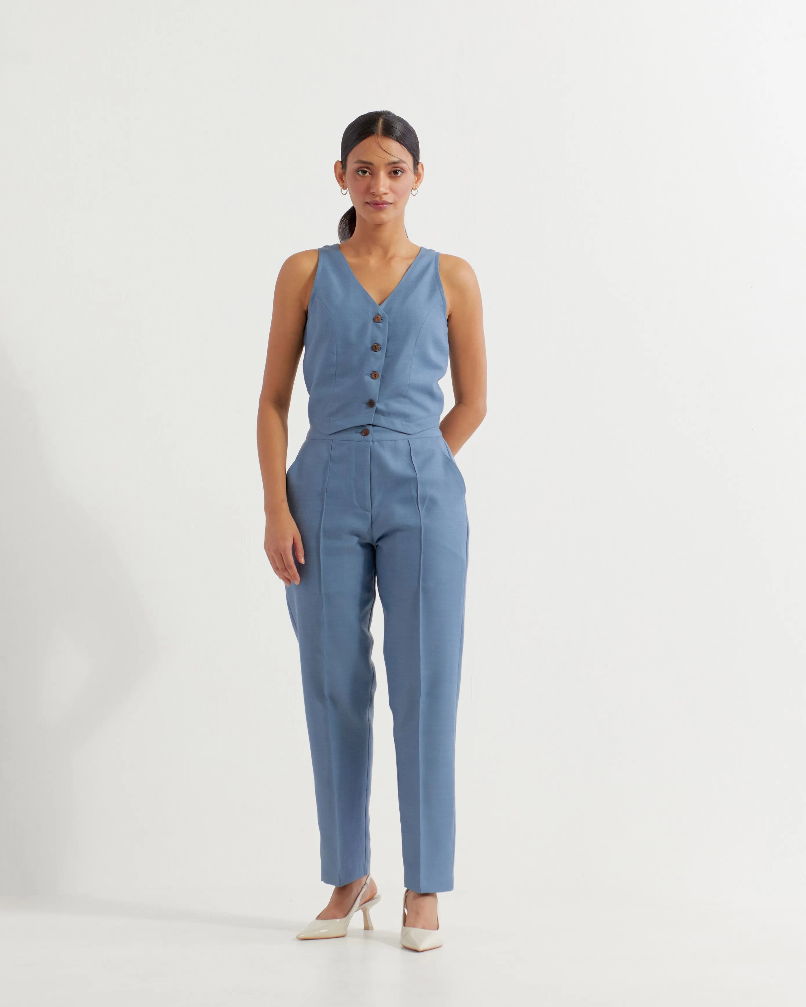 Blue Anne Vest