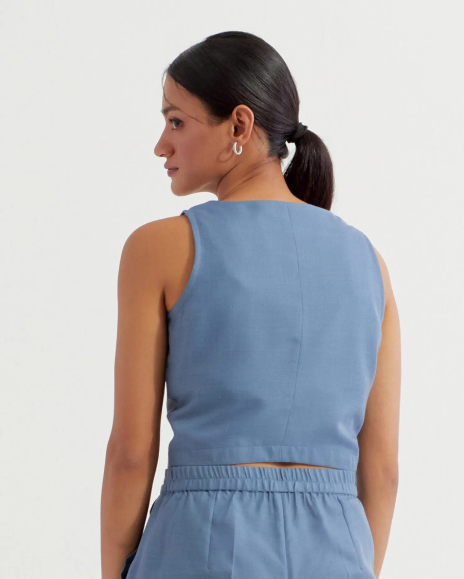 Blue Anne Vest