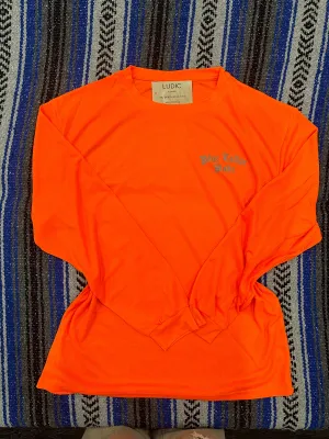 Blue Collar Babe LS Dry Fit- Safety Orange