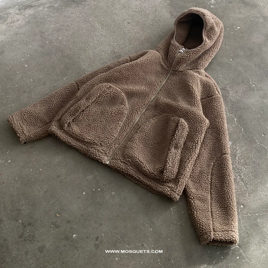 BROWN BALACLAVA FLEECE
