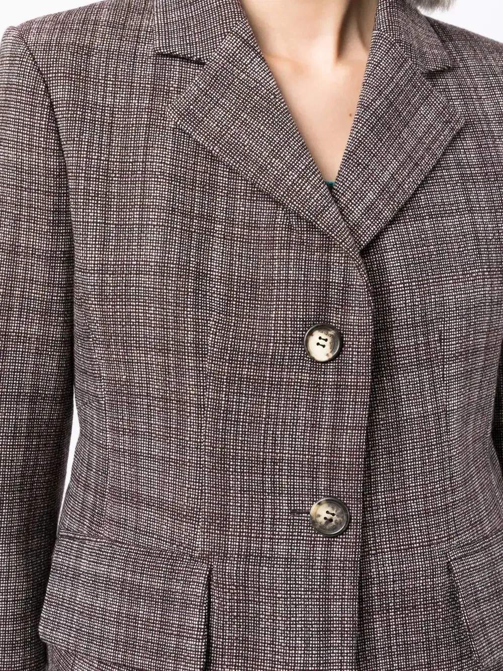 Brown Wool Blazer