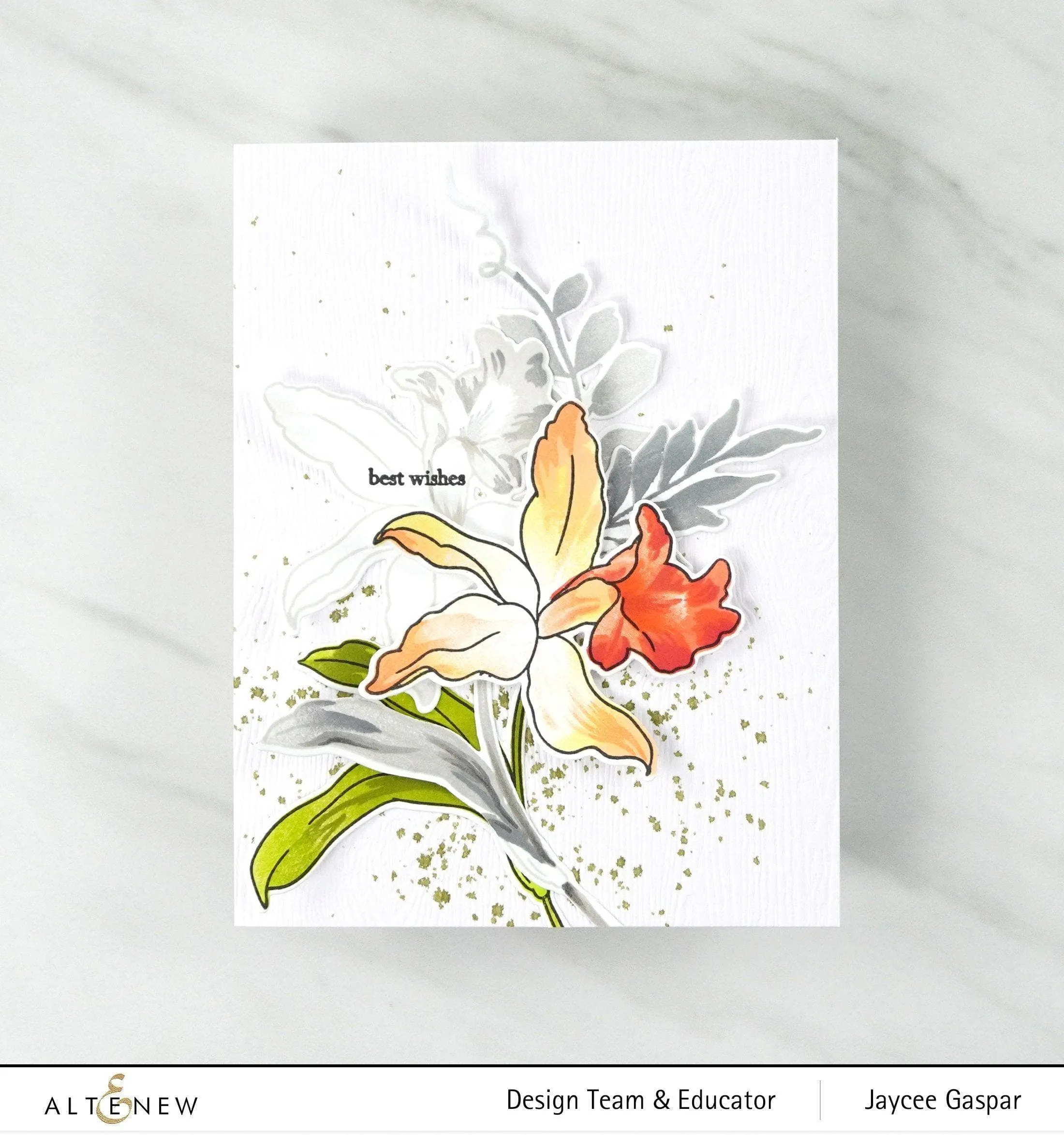 Build-A-Flower: Laelia Layering Stamp & Die Set