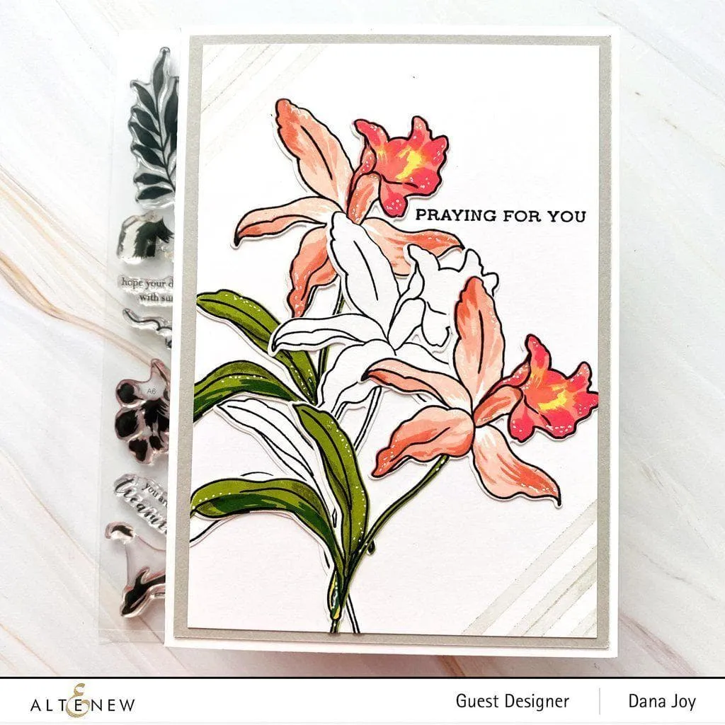 Build-A-Flower: Laelia Layering Stamp & Die Set