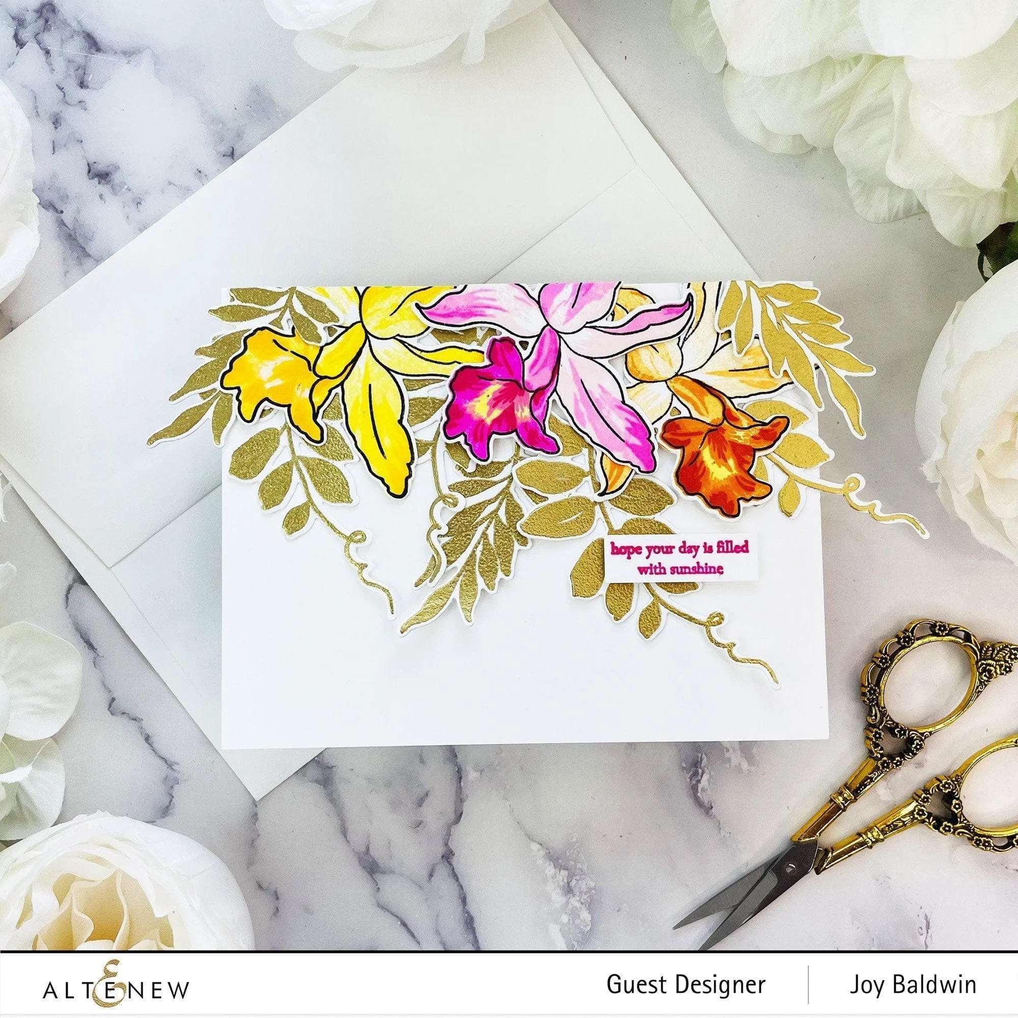 Build-A-Flower: Laelia Layering Stamp & Die Set