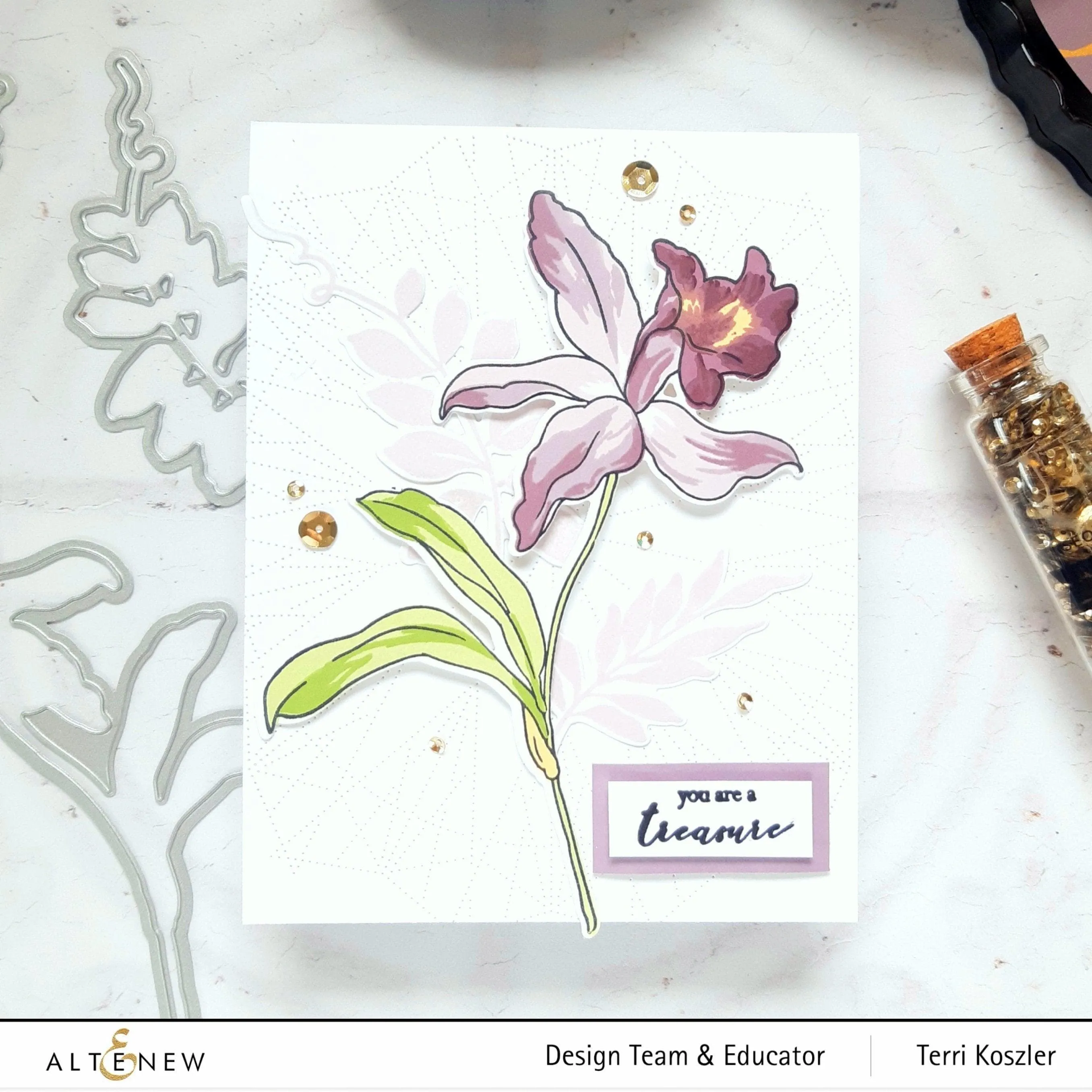 Build-A-Flower: Laelia Layering Stamp & Die Set