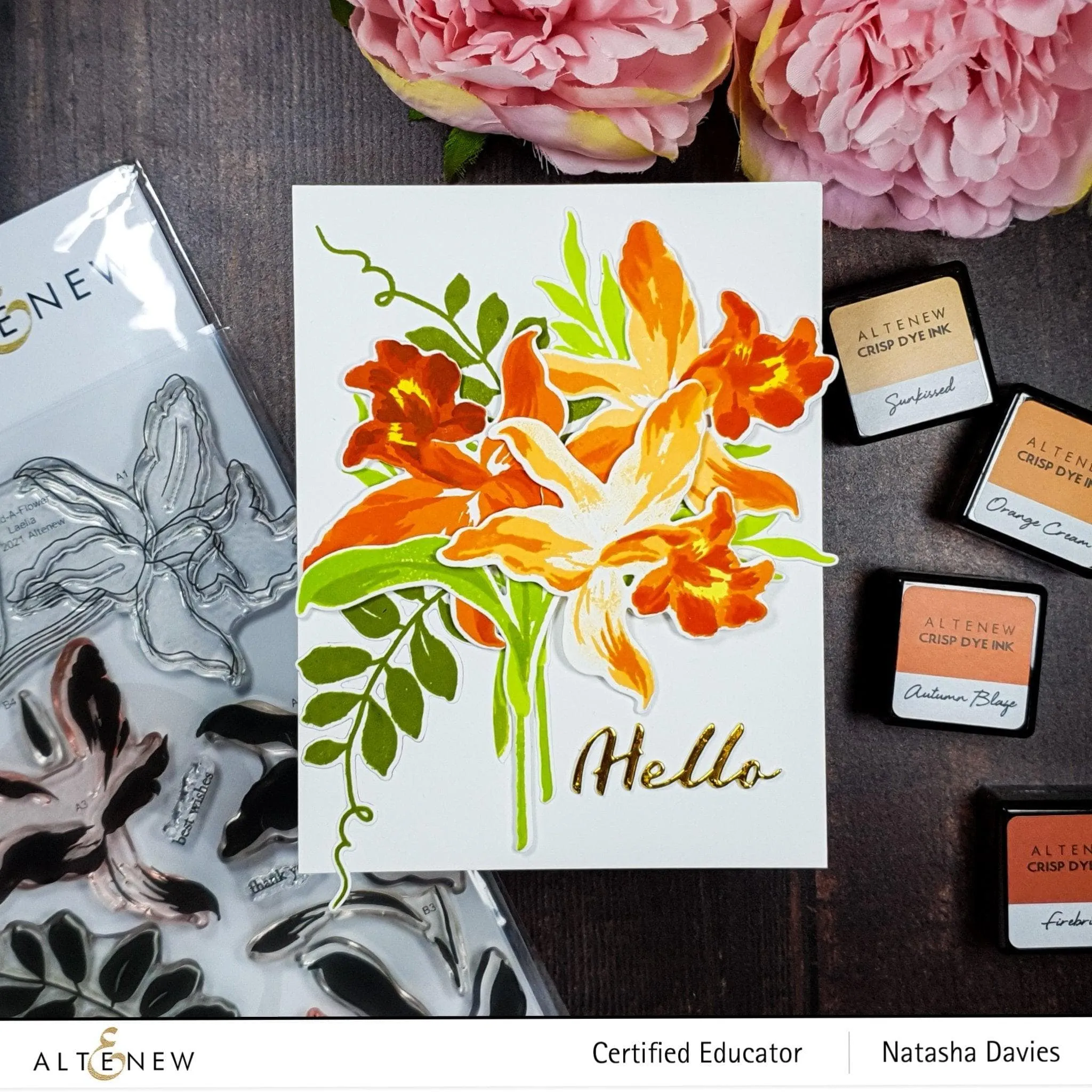 Build-A-Flower: Laelia Layering Stamp & Die Set