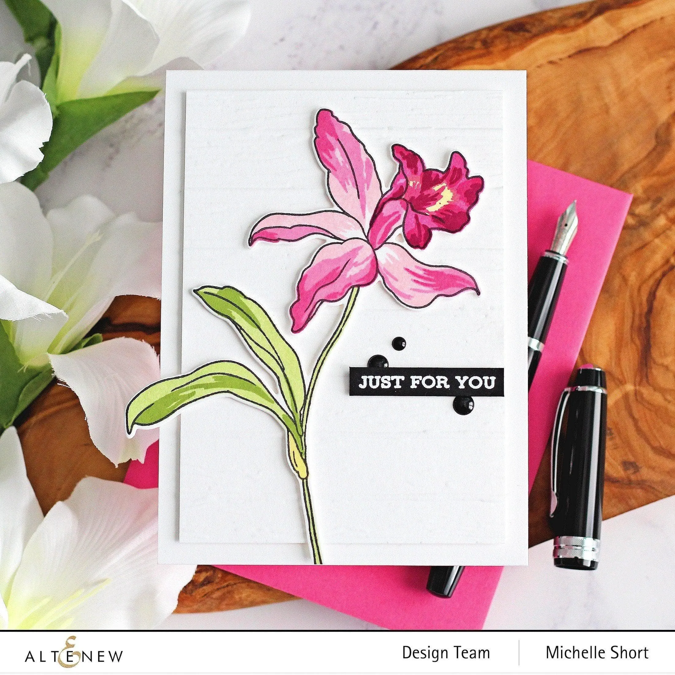 Build-A-Flower: Laelia Layering Stamp & Die Set