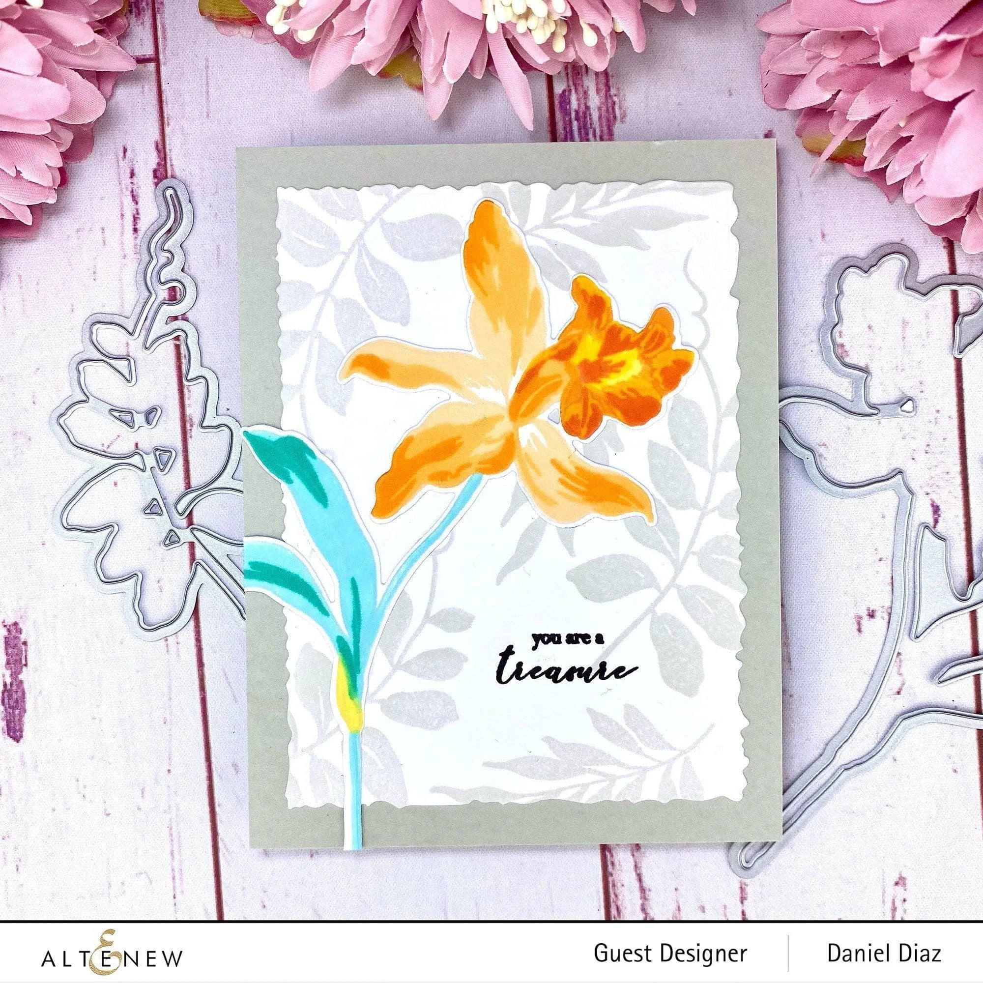 Build-A-Flower: Laelia Layering Stamp & Die Set