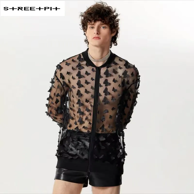Butterfly Mesh Shirt