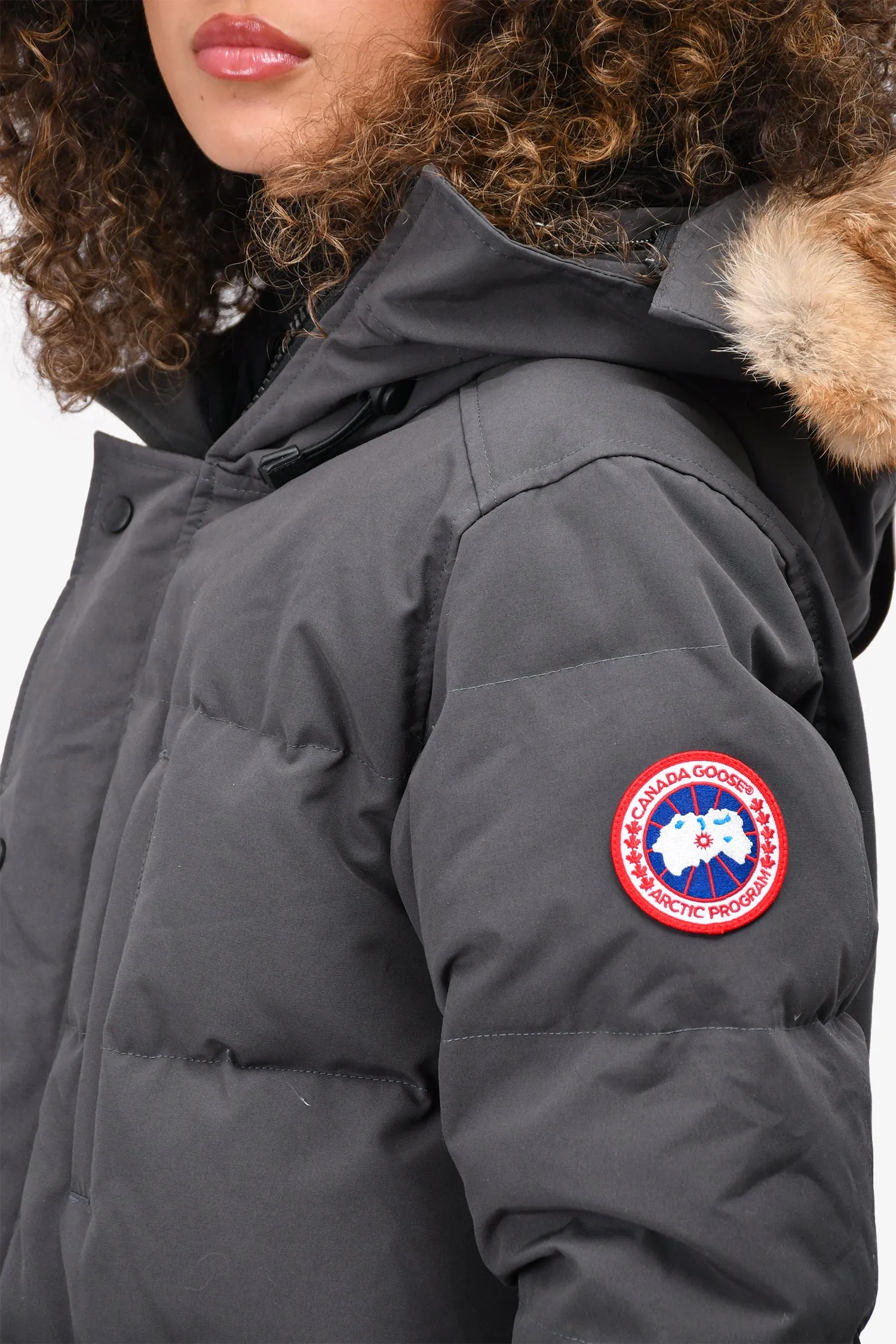 Canada Goose Graphite Grey Heritage Parka Coat Size M Mens