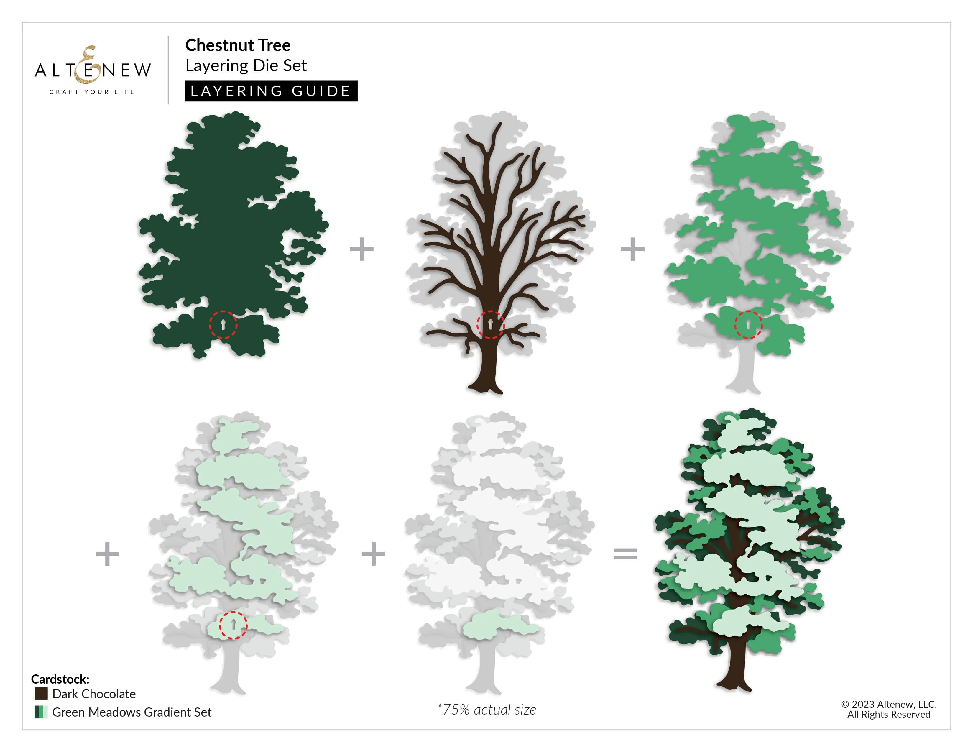 Chestnut Tree Layering Die Set