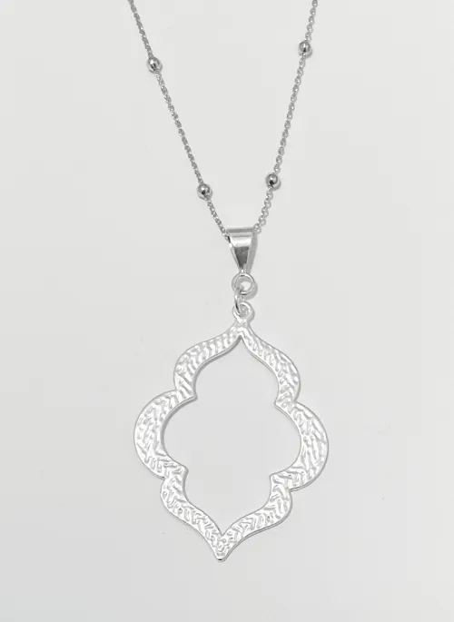CJ Silver Necklace