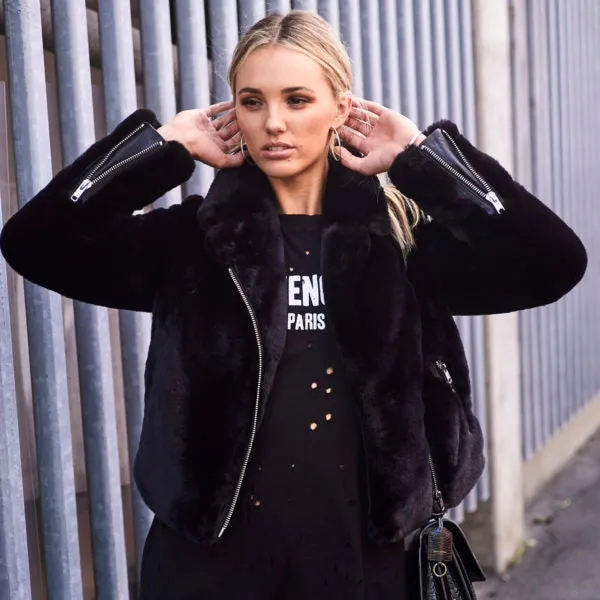 Clare Biker- Black