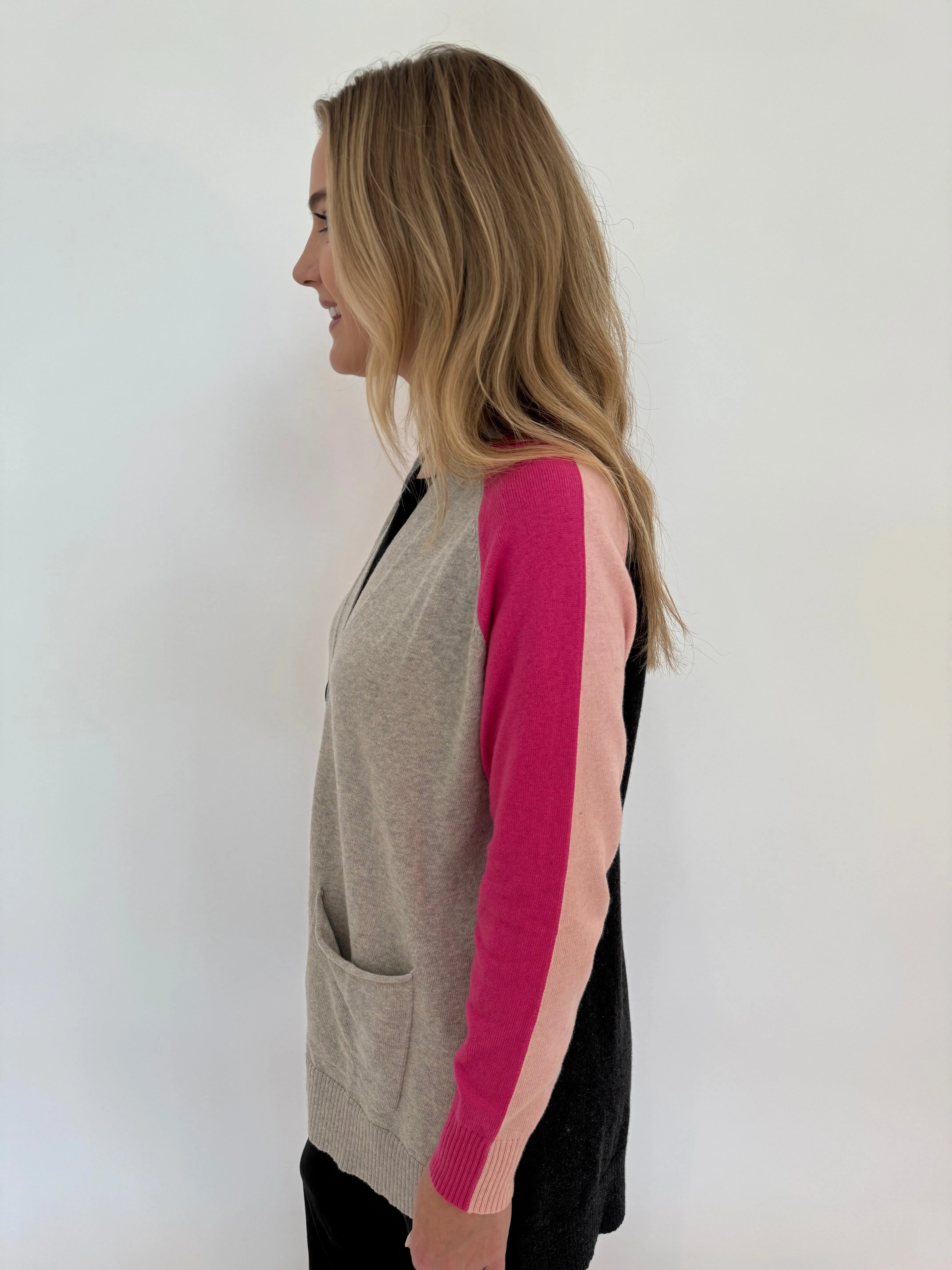 College Cardigan - Marl