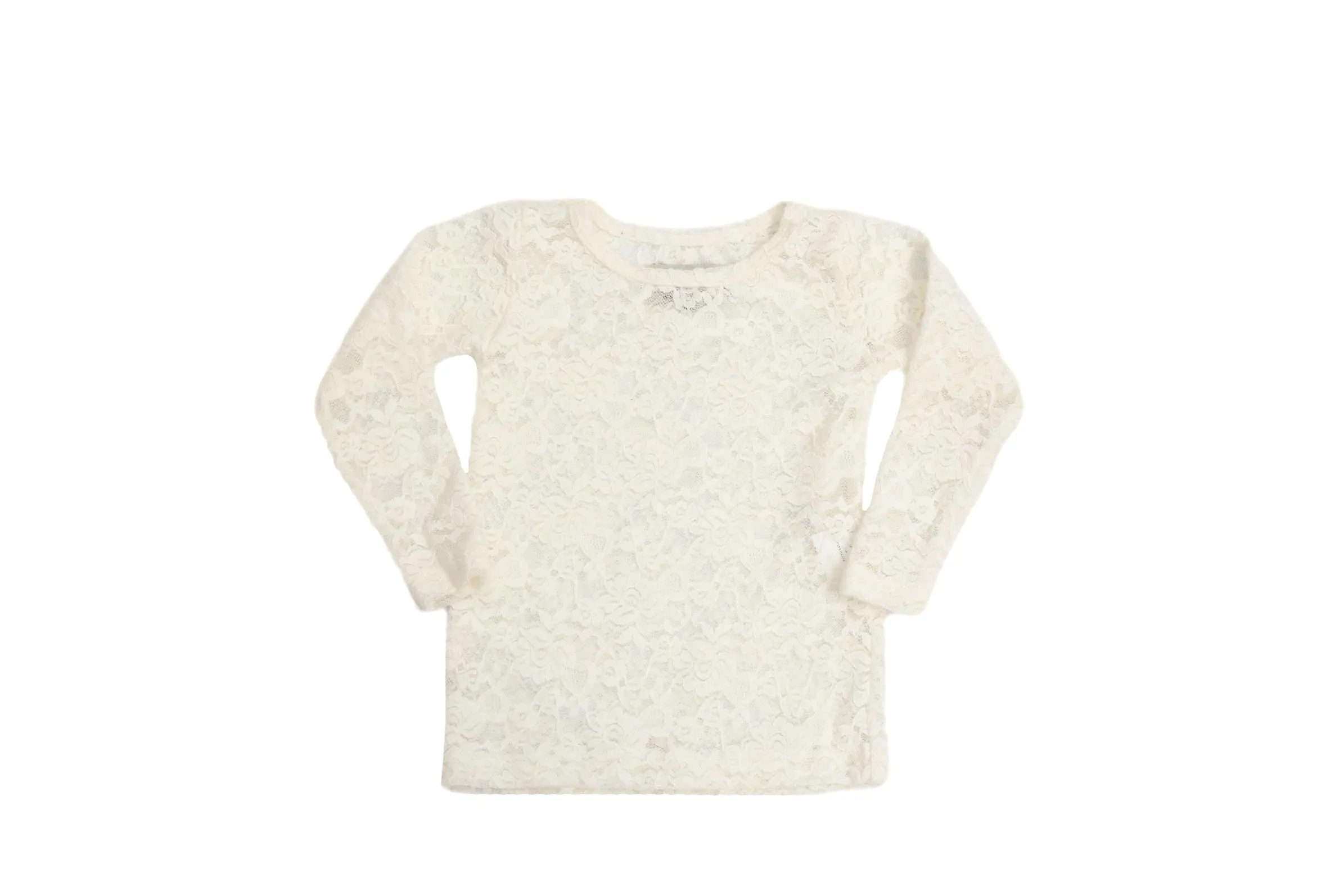 Cream Lace Layering Top
