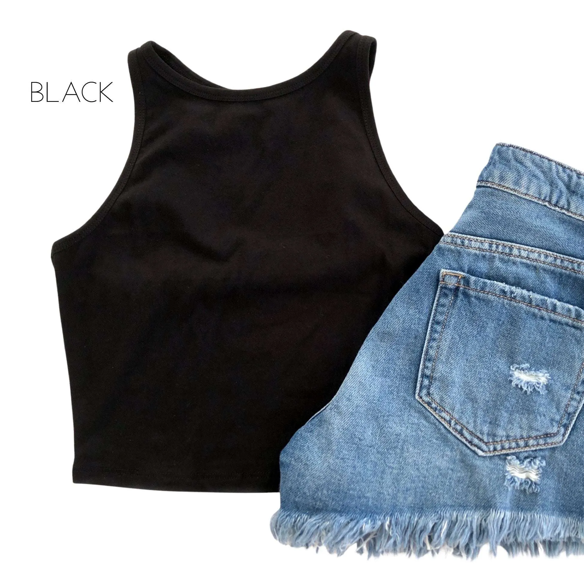 Cropped Layering Tank