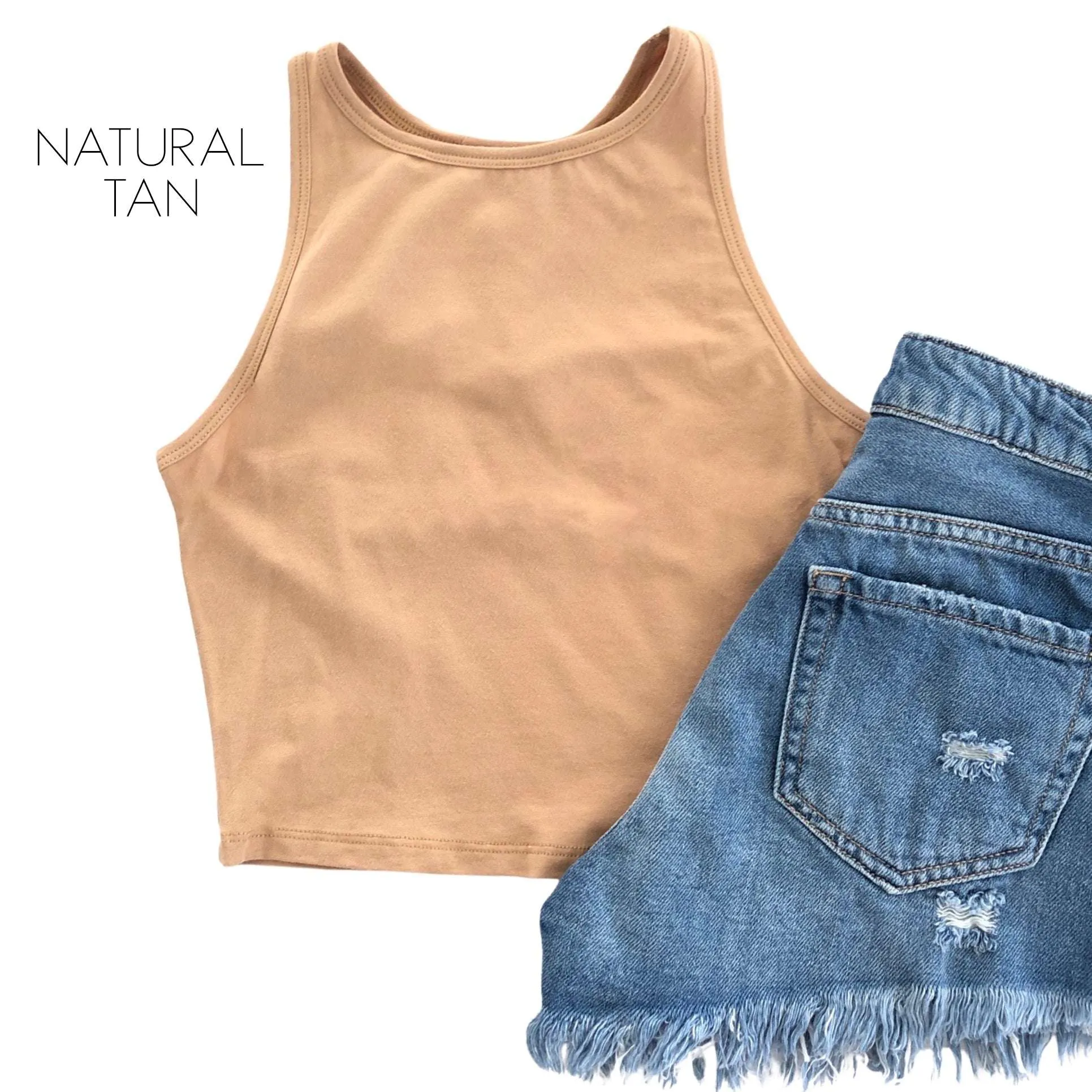 Cropped Layering Tank