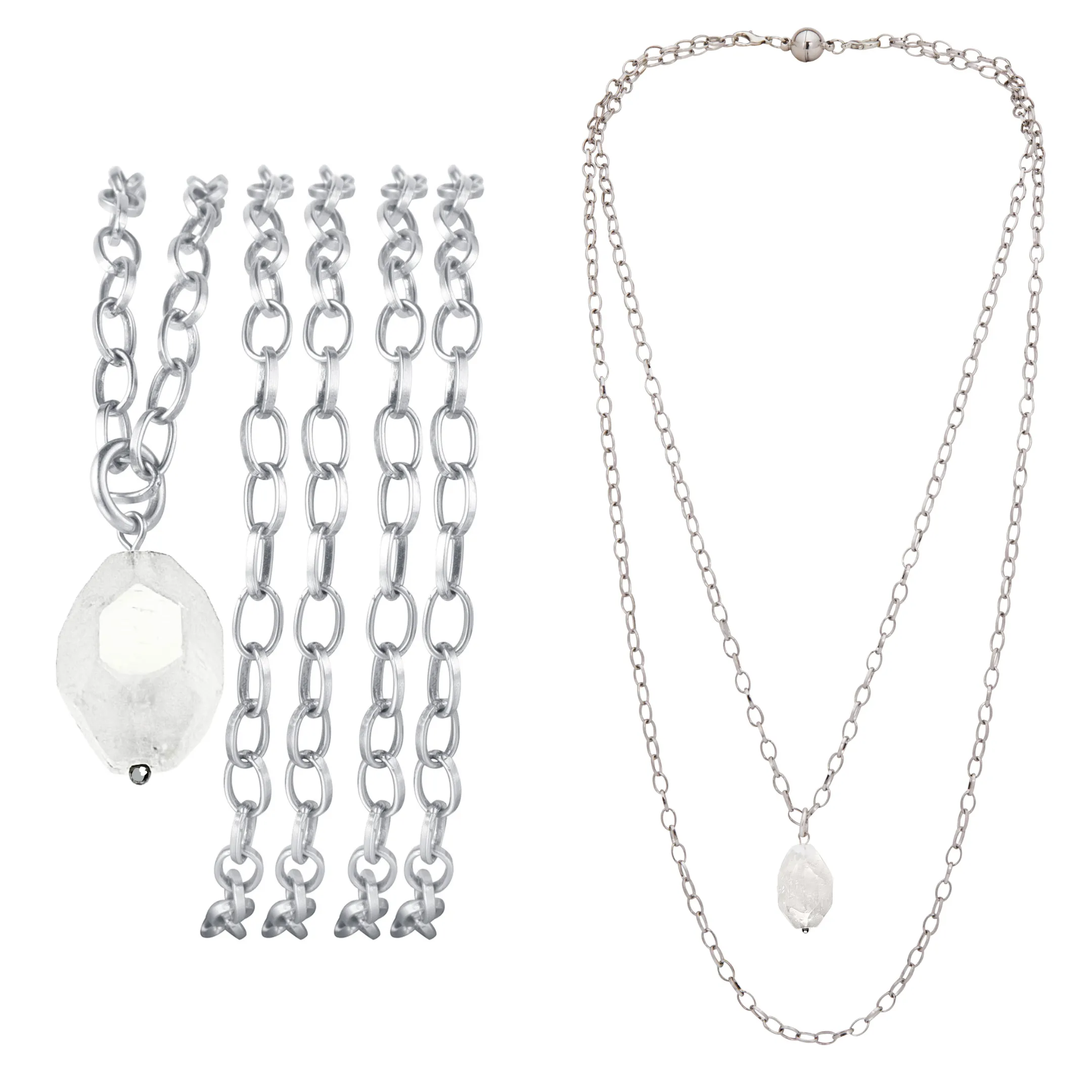 CRYSTAL QUARTZ | Layering Chain
