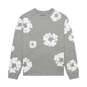 Denim Tears The Cotton Wreath Long Sleeve Tee 'Grey'