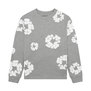 Denim Tears The Cotton Wreath Long Sleeve Tee 'Grey'
