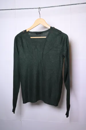 Dorothy Perkins Full-Sleeve Sweatshirt – Fresh Green