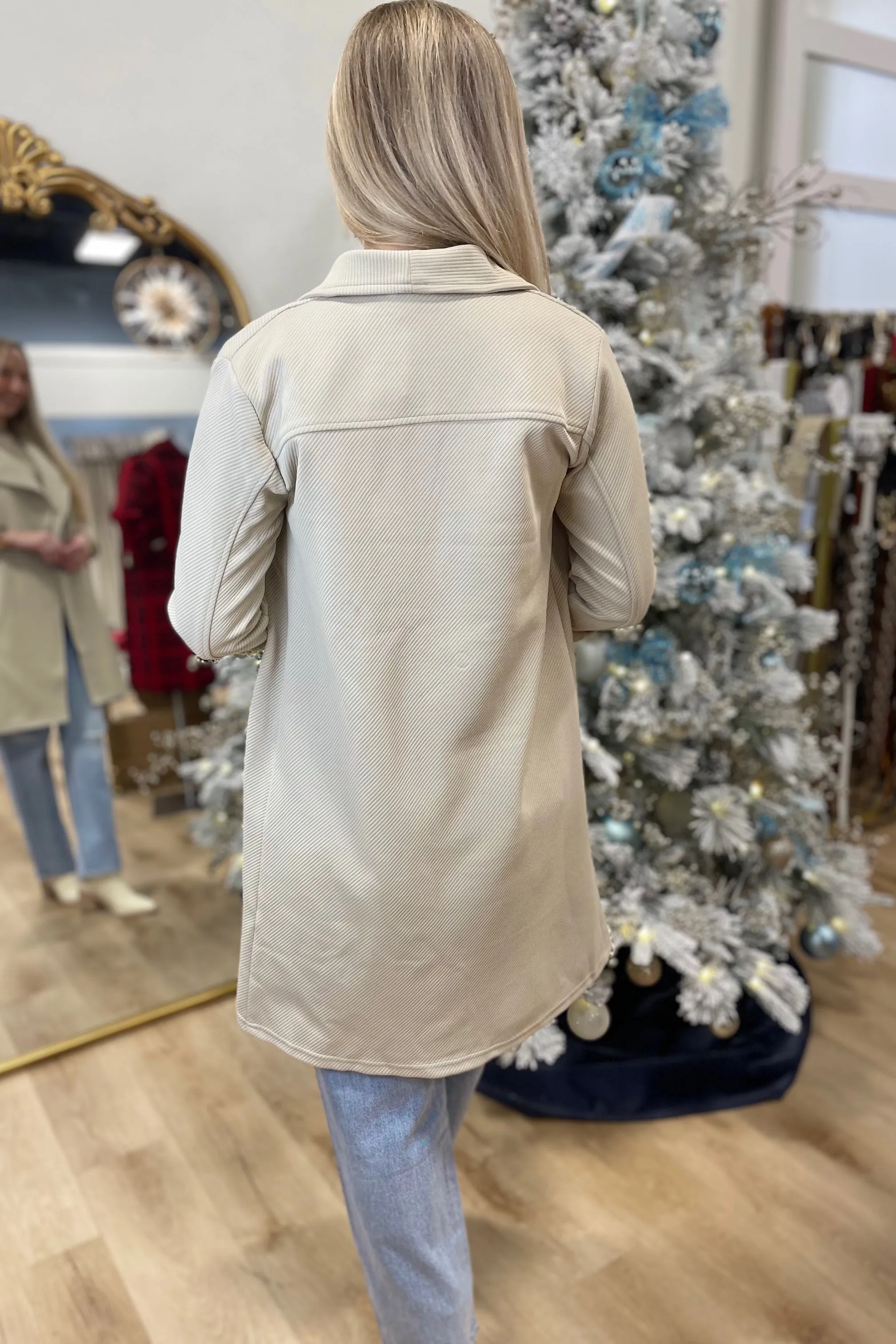 Easy Layering Jacket Taupe