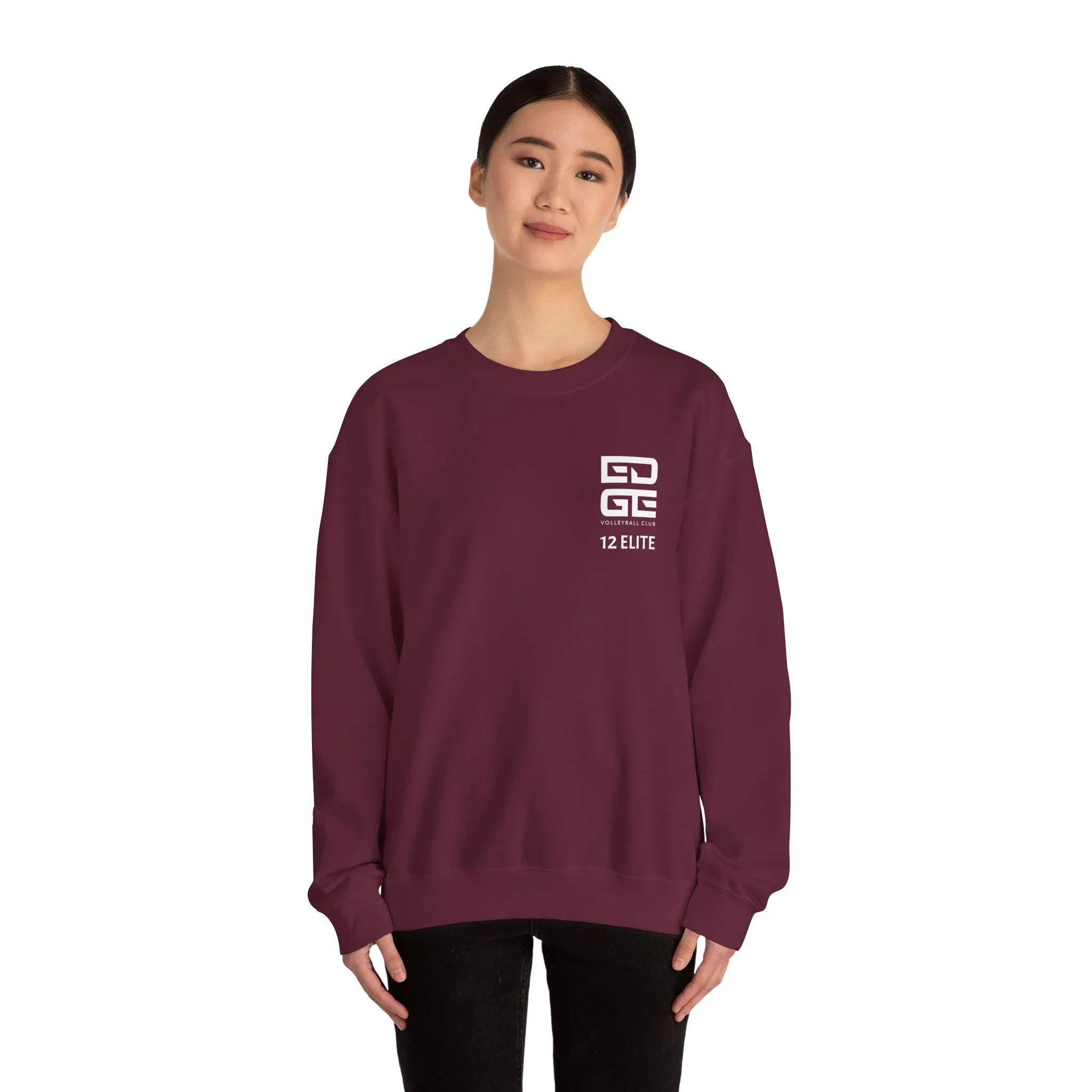 Edge 12 Elite Unisex Heavy Blend Crewneck Sweatshirt - Stylish Comfort for Everyday Wear