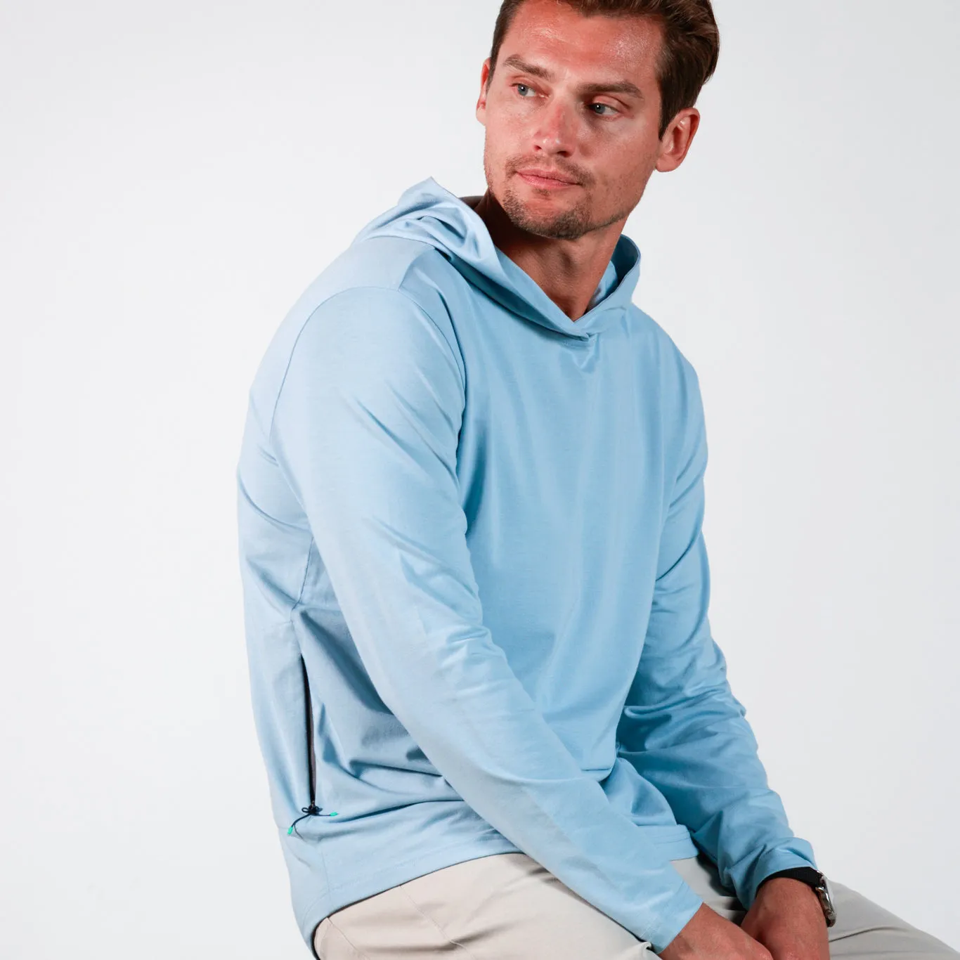 Everyday Light Hoodie in Blue Fog