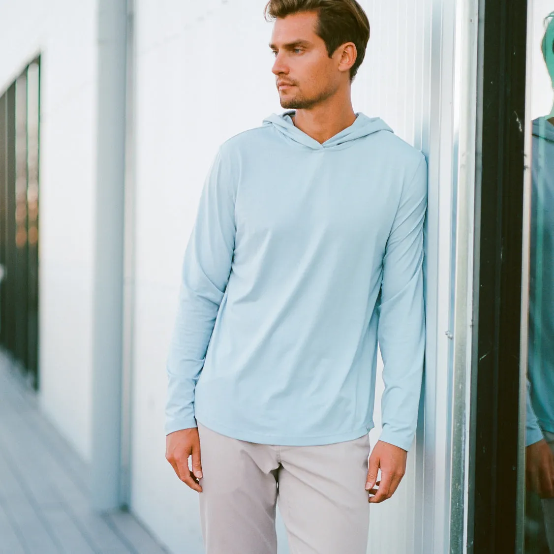 Everyday Light Hoodie in Blue Fog