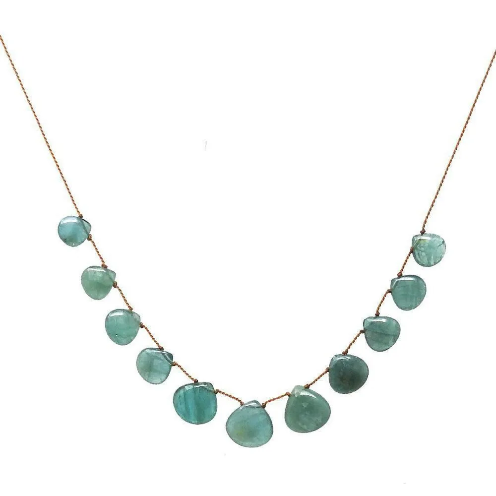 Floating Grandorite Tassel Necklace
