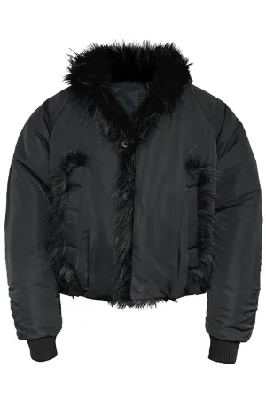 Fur Collar Puffer Jacket