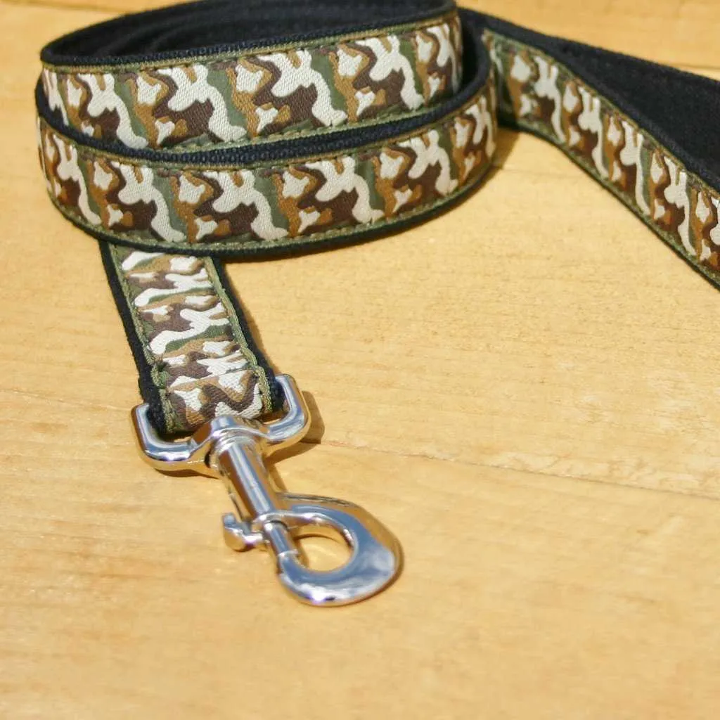 Hemp dog Leash 6' Camo