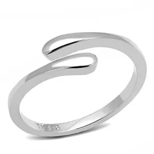 High polished (no plating) Stainless Steel Ring with No Stone for Women Style TK3029
