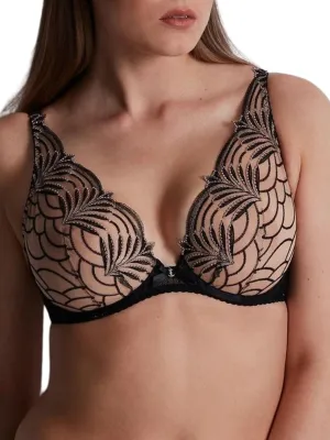 Hypnolove Triangle Plunge Bra - Eclipse