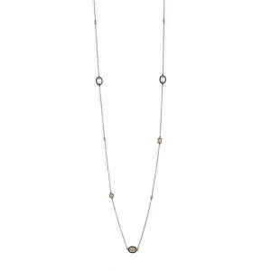Imperial Mother of Pearl Station Necklace