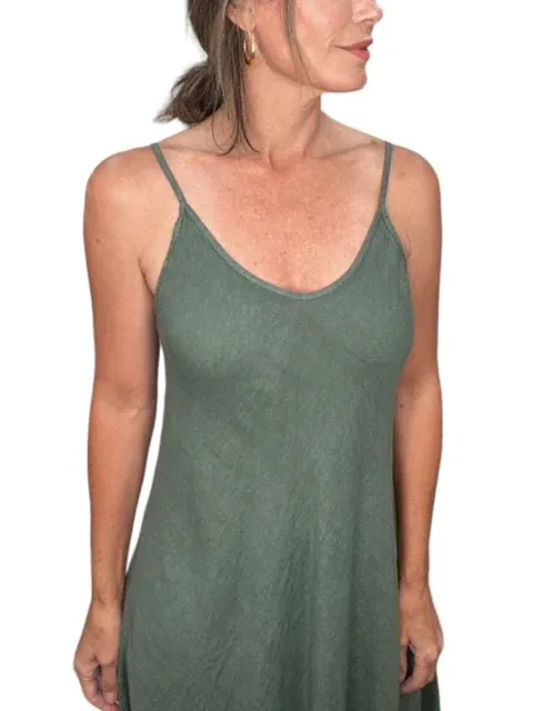 ITALIAN LINEN MAXI DRESS