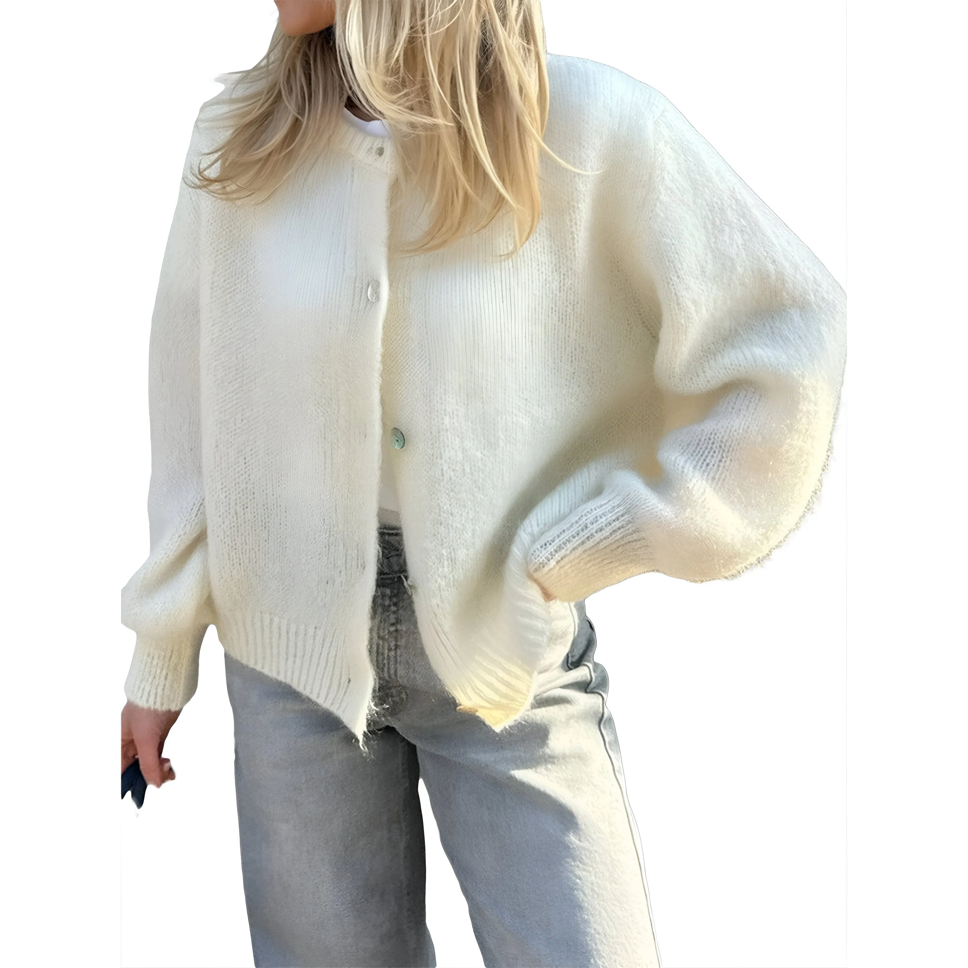 Ivyshape | Comfortable Cardigan With Buttons