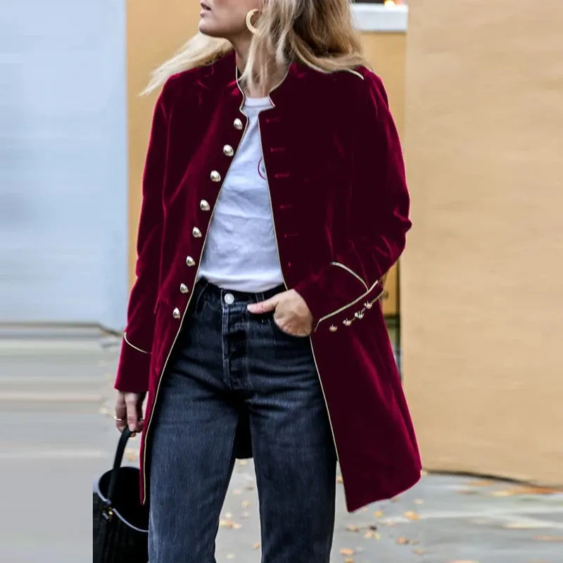 Kenna - Casual Velvet Jacket for Women