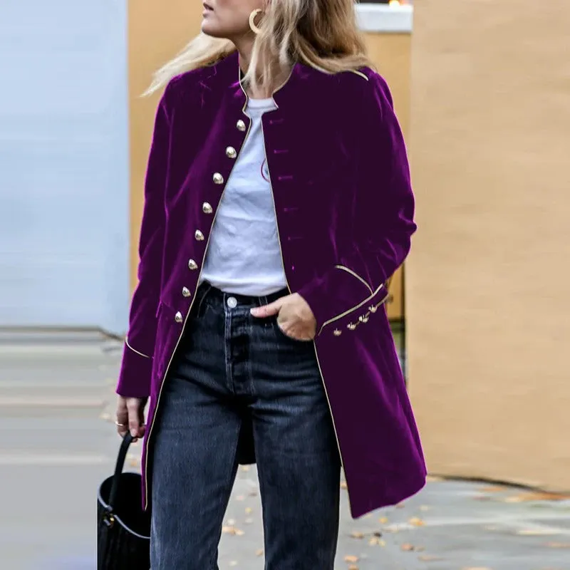 Kenna - Casual Velvet Jacket for Women