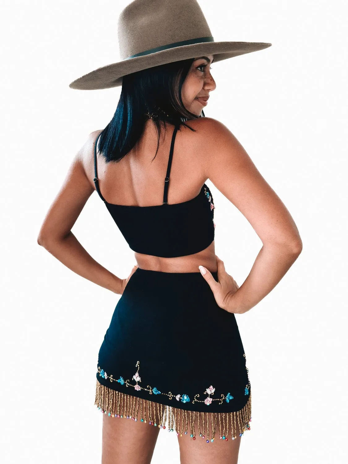 KIAH ELEPHANT SHIMMY SKIRT