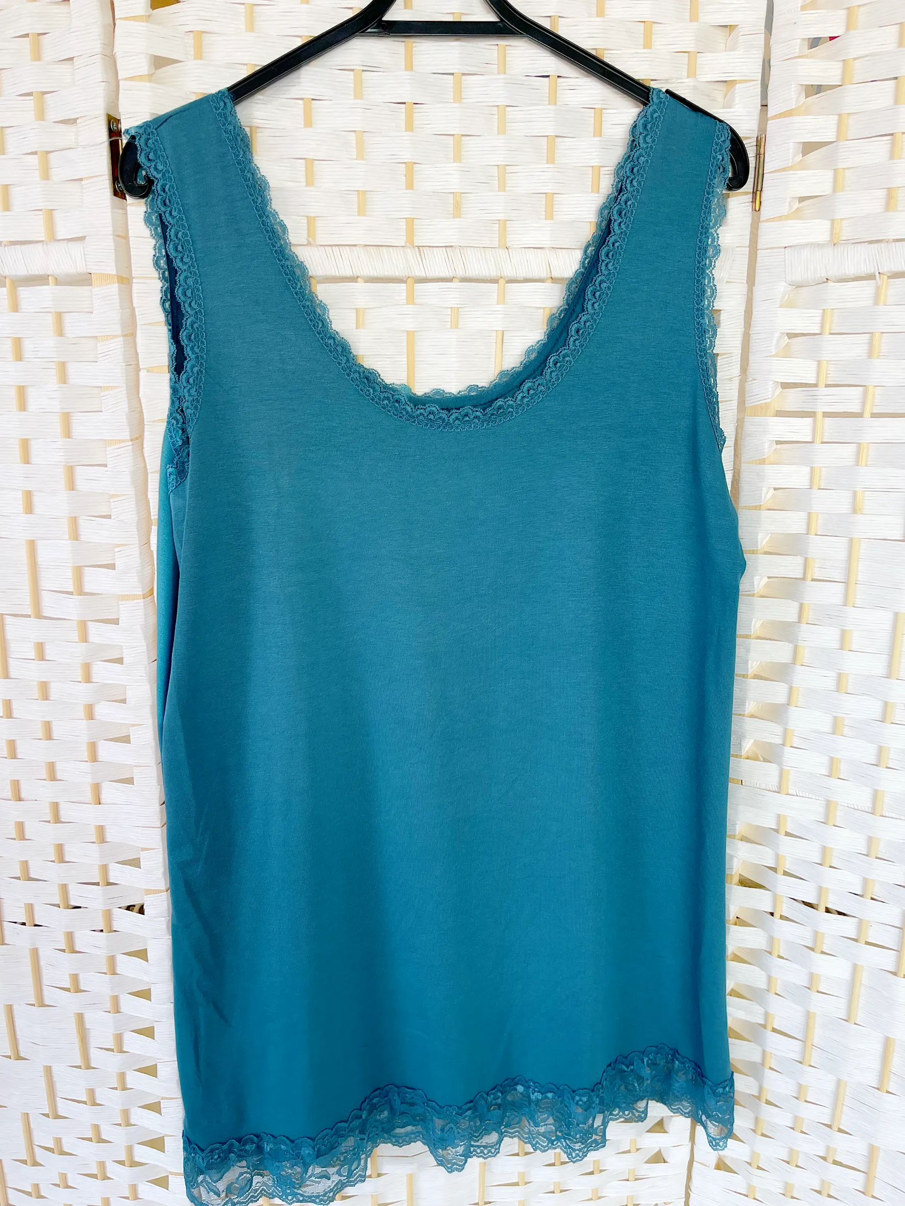 Lacy layering vest