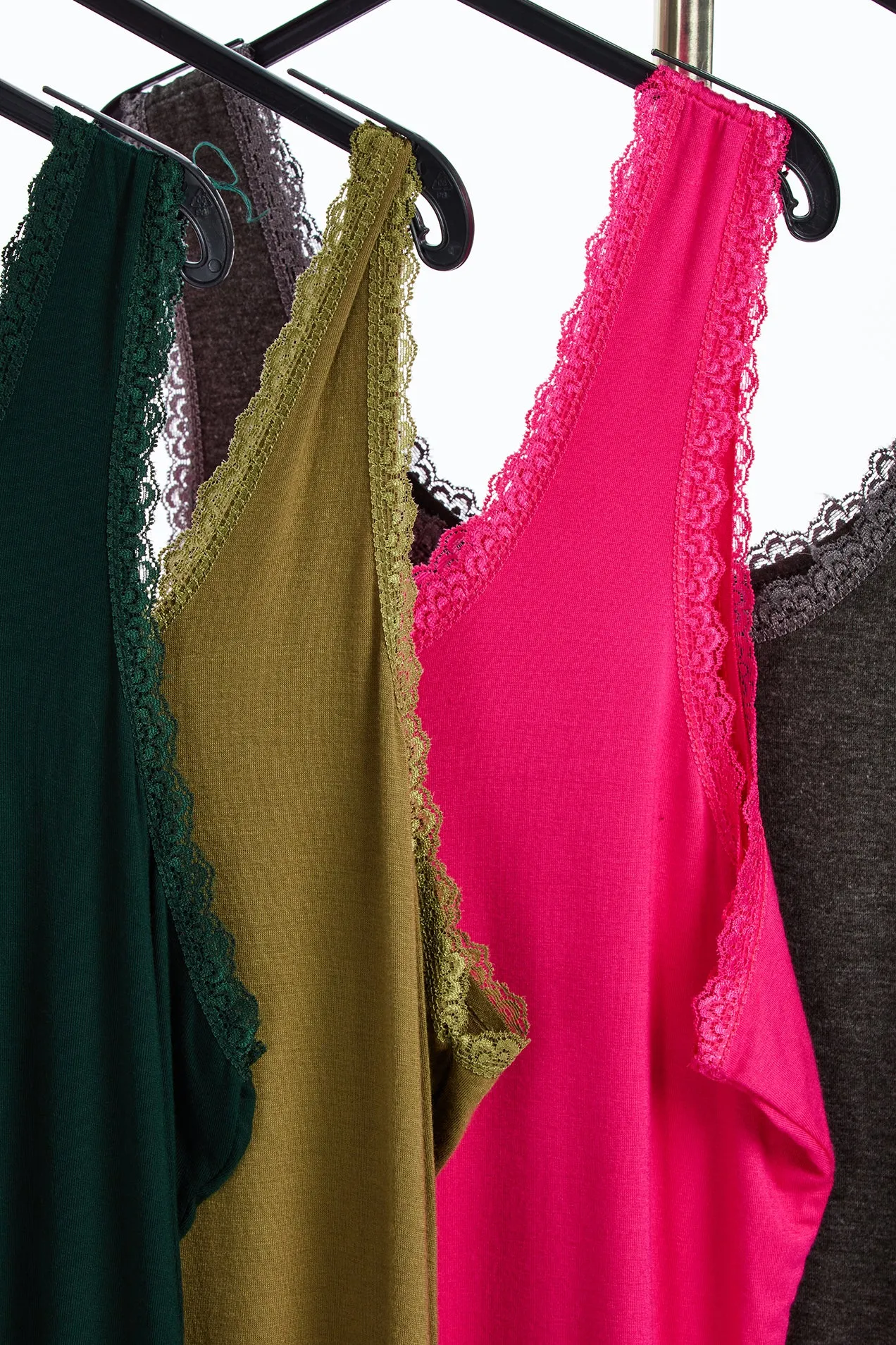 Lacy layering vest