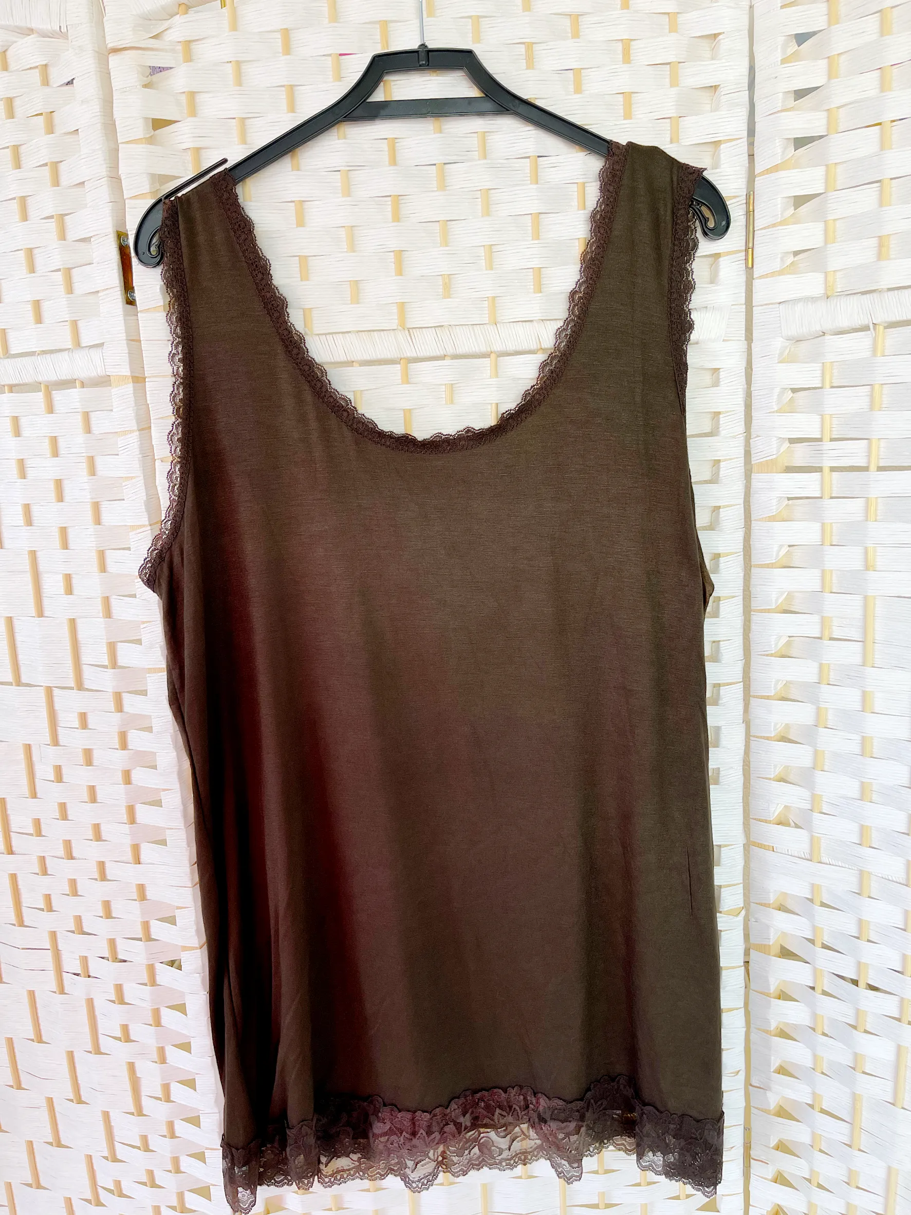 Lacy layering vest