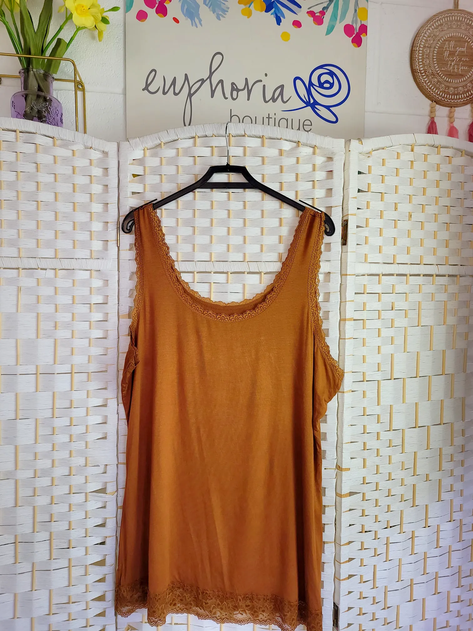 Lacy layering vest