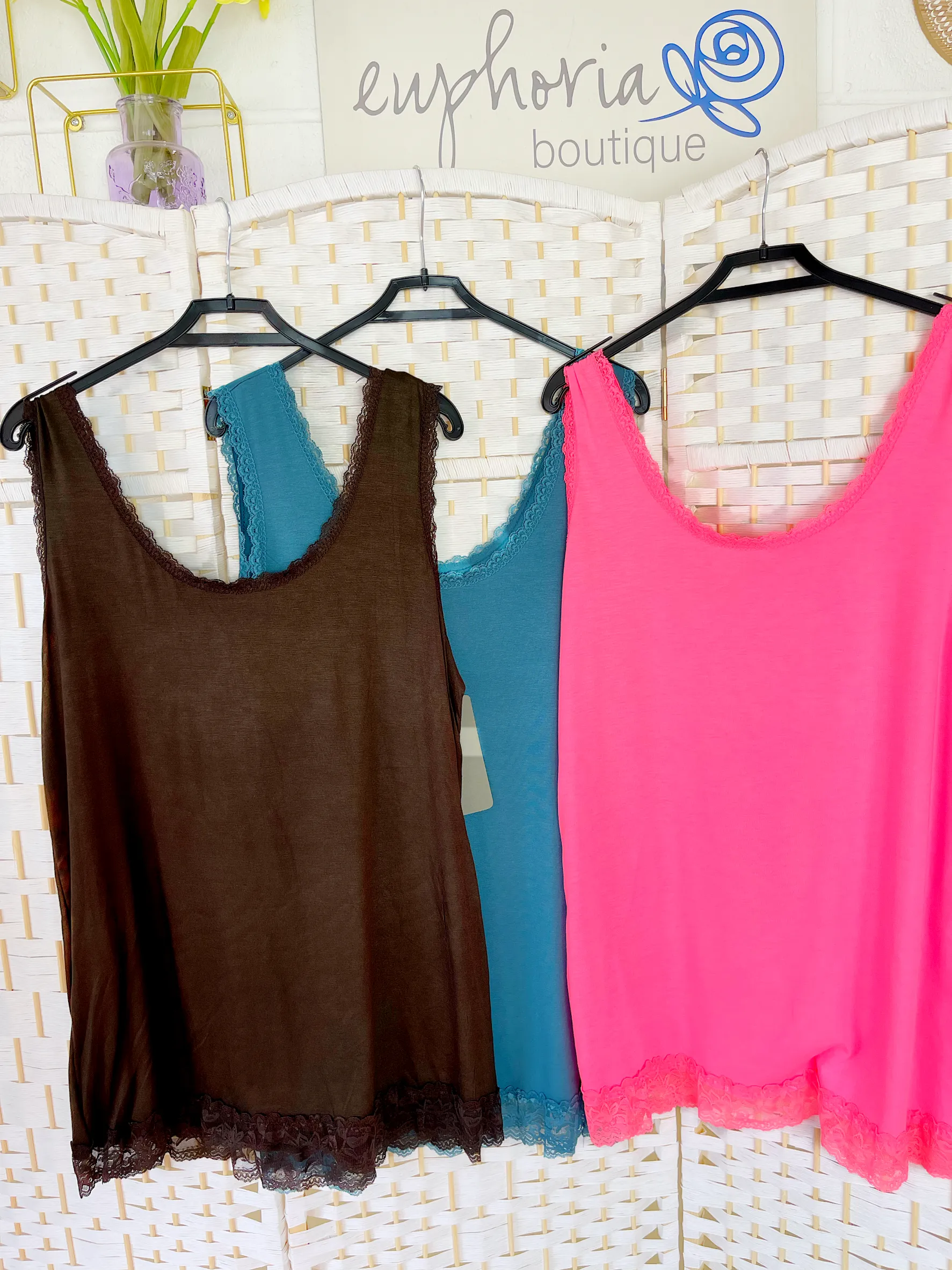 Lacy layering vest