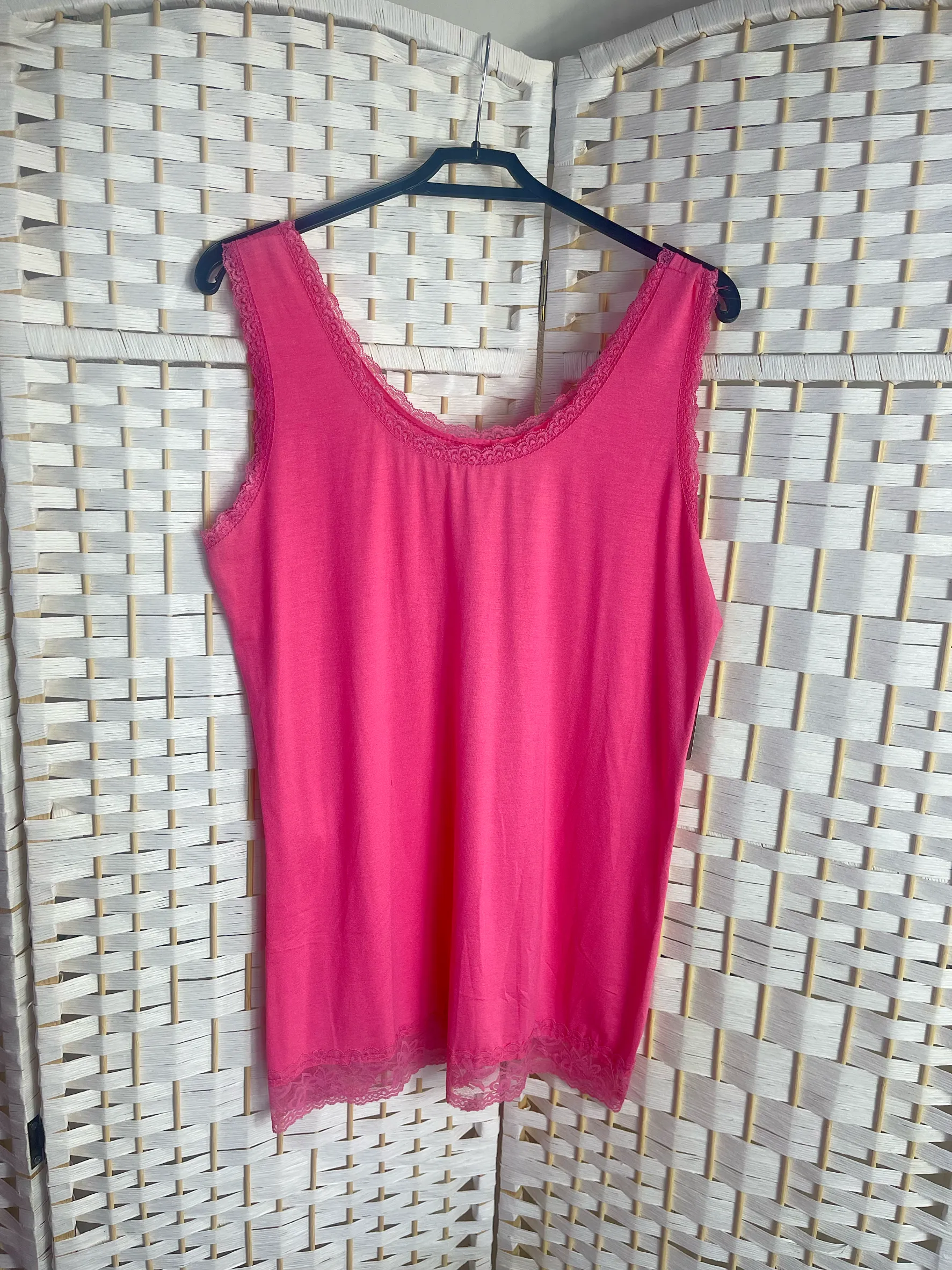 Lacy layering vest